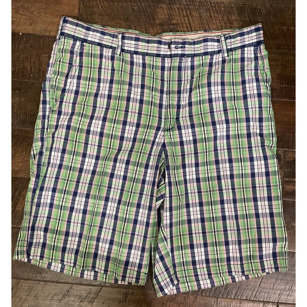 Izod Saltwater Plaid Shorts
